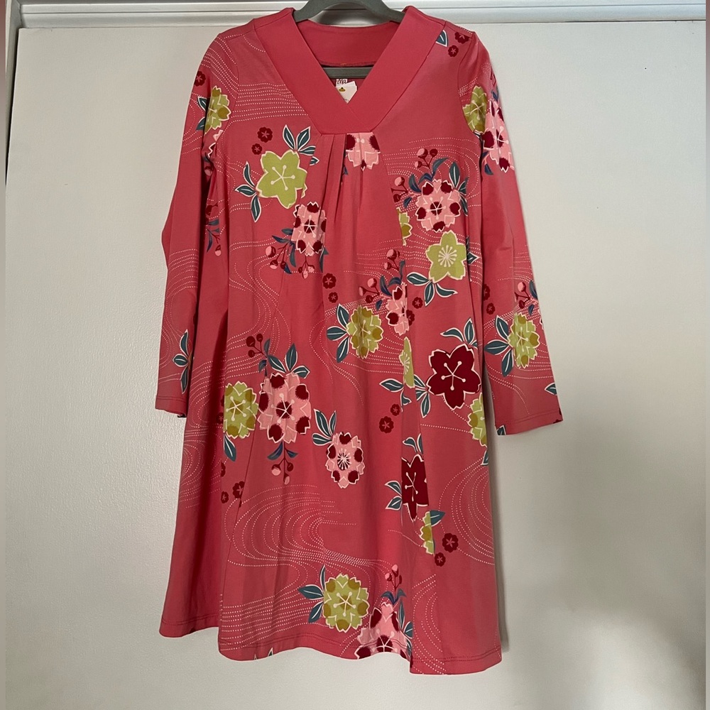 Tea Collection girls long sleeve dress size 10. NWT.